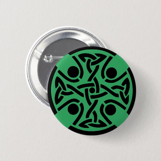 Keltisch Christelijk kruis Ronde Button 5,7 Cm (Voorkant /achterkant)