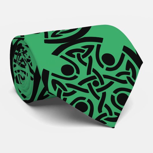 Keltisch Christelijk kruis Stropdas (Opgerold)