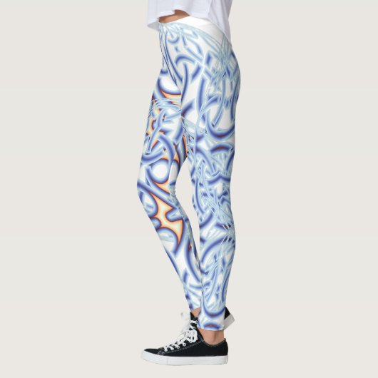 Keltisch cirkelmotief in pastelkleuren leggings (Links)