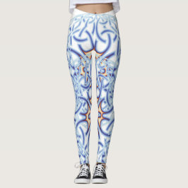 Keltisch cirkelmotief in pastelkleuren leggings