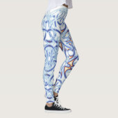 Keltisch cirkelmotief in pastelkleuren leggings (Rechts)