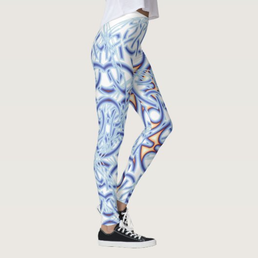 Keltisch cirkelmotief in pastelkleuren leggings (Rechts)