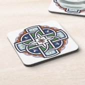Keltisch Cross Deco glas Drankjes Onderzetter (Linkerzijde)