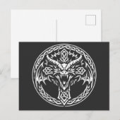 Keltisch drakenembleem van BurnsInHell Briefkaart (Voorkant / Achterkant)