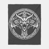 Keltisch drakenembleem van BurnsInHell Fleece Deken (Voorkant)