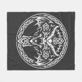 Keltisch drakenembleem van BurnsInHell Fleece Deken (Voorkant (Horizontaal))