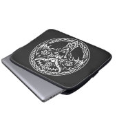 Keltisch drakenembleem van BurnsInHell Laptop Sleeve (Voorkant onderkant)