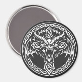Keltisch drakenembleem van BurnsInHell Magneet (Voorkant / Achterkant)