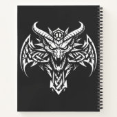 Keltisch drakenembleem van BurnsInHell Notitieboek (Achterkant)