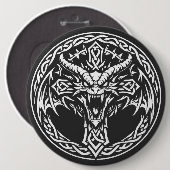 Keltisch drakenembleem van BurnsInHell Ronde Button 6,0 Cm (Voorkant /achterkant)
