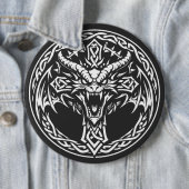 Keltisch drakenembleem van BurnsInHell Ronde Button 6,0 Cm (In situ)