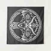 Keltisch drakenembleem van BurnsInHell Wandkleed (Voorkant (horizontaal))