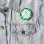 Keltisch gebed St. Patrick's Day Ronde Button 5,7 Cm (In situ)