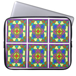 Keltisch Glas-in-Lood Effect Laptop Sleeve