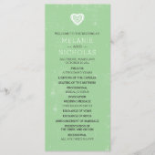 Keltisch Hart Iers Trouwprogramma 3991 Programmakaart (Voorkant)