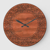 Keltisch hout grote klok (Voorkant)