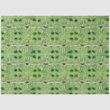 Keltisch Iers Groen en Goud Patroon 2