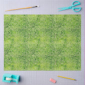 Keltisch Iers Groen en Goud Patroon 3 Tissuepapier (Craft)