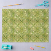 Keltisch Iers Groen en Goud  Patroon 4 Tissuepapier (Craft)