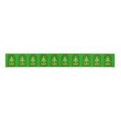 Keltisch kerstboomribbon grosgrain lint (Voorkant)