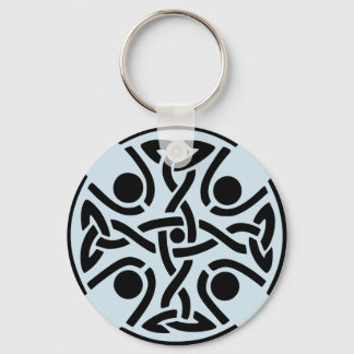 Keltisch knoopontwerp Fundamentele ronde KeyChain