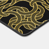 Keltisch knooppatroon Elegant Classy Zwart & Goud Bureaumat (Hoek)