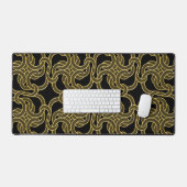 Keltisch knooppatroon Elegant Classy Zwart & Goud Bureaumat (Keyboard & Muis)