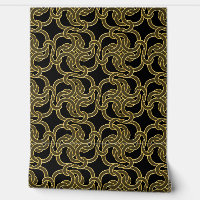 Keltisch knooppatroon Elegant modern zwart en goud