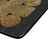 Keltisch knoopwerk dwarsplank snijplank (Hoek)