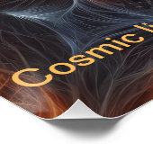 Keltisch Kosmisch Energiekruis Perfect Poster (Hoek)