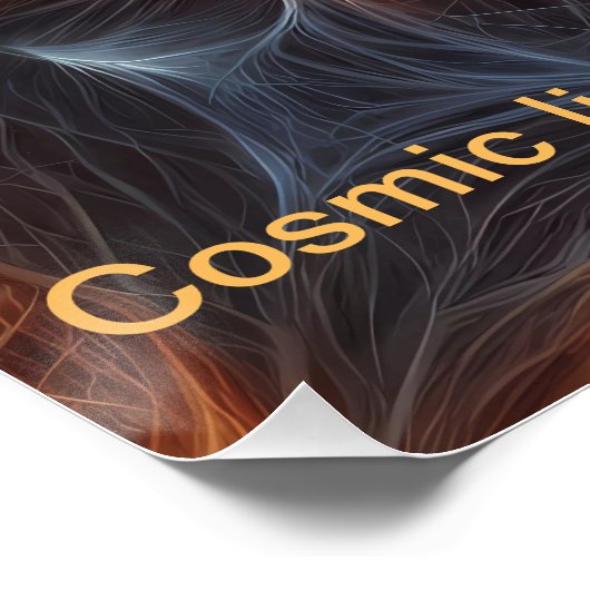 Keltisch Kosmisch Energiekruis Perfect Poster (Hoek)