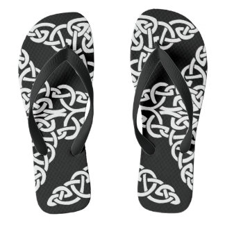 Keltisch kruis 2 volwassen slippers teenslippers