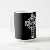 Keltisch Kruis Koffiemok (Voorkant links)