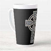 Keltisch Kruis Latte Mok (Linkerhoek)