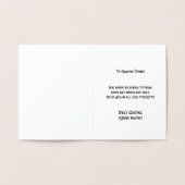 Keltisch Kruis - met diepste sympathie wensen Folie Kaarten (Binnen)