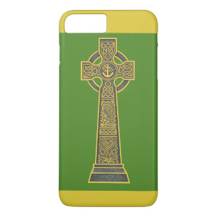 Keltisch kruis met harp Case-Mate iPhone case