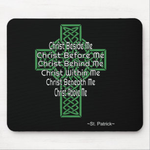 Keltisch Kruis Shirt St. Patrick's Gebed Christen Muismat