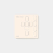 Keltisch Kruis Tarot Spread (klein, eenvoudig goud Post-it® Notes (Voorkant)