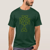 Keltisch kruis van St. Patrick | Drie-eenheidsknoo T-shirt (Voorkant)