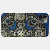 Keltisch kruisblauw Case-Mate iPhone case (Achterkant (horizontaal))