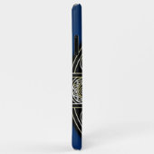 Keltisch kruisblauw Case-Mate iPhone case (Achterkant/rechts)