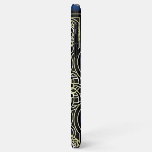 Keltisch kruisblauw Case-Mate iPhone case (Achterkant/links)