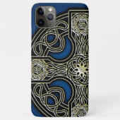 Keltisch kruisblauw Case-Mate iPhone case (Achterkant)