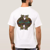 Keltisch Mannen T-shirt met lange hoes (Achterkant)