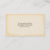 Keltisch Ontwerp 1 van de Klaver Iers Visitekaartje (Achterkant)