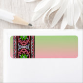 Keltisch ontwerp in groene pastel etiket (Insitu)