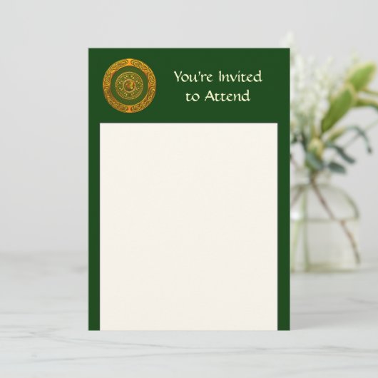 Keltisch ontwerp kaart (Staand voorkant)