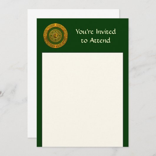 Keltisch ontwerp kaart (Voorkant / Achterkant)