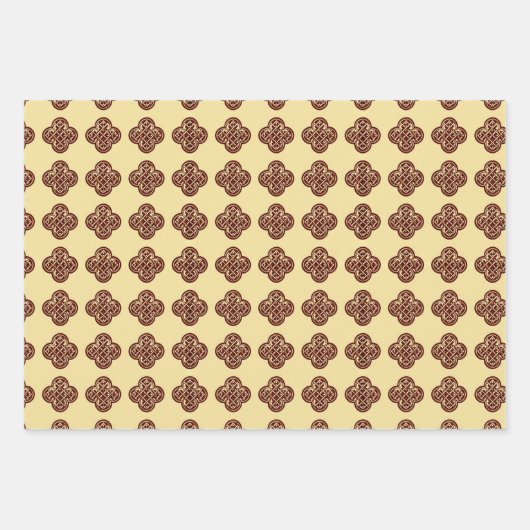 Keltisch patroon cadeauverpakking inpakpapier vel (Voorkant 2)