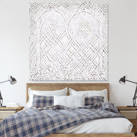 Keltisch Roos A Canvas Afdruk (Insitu (Slaapkamer))